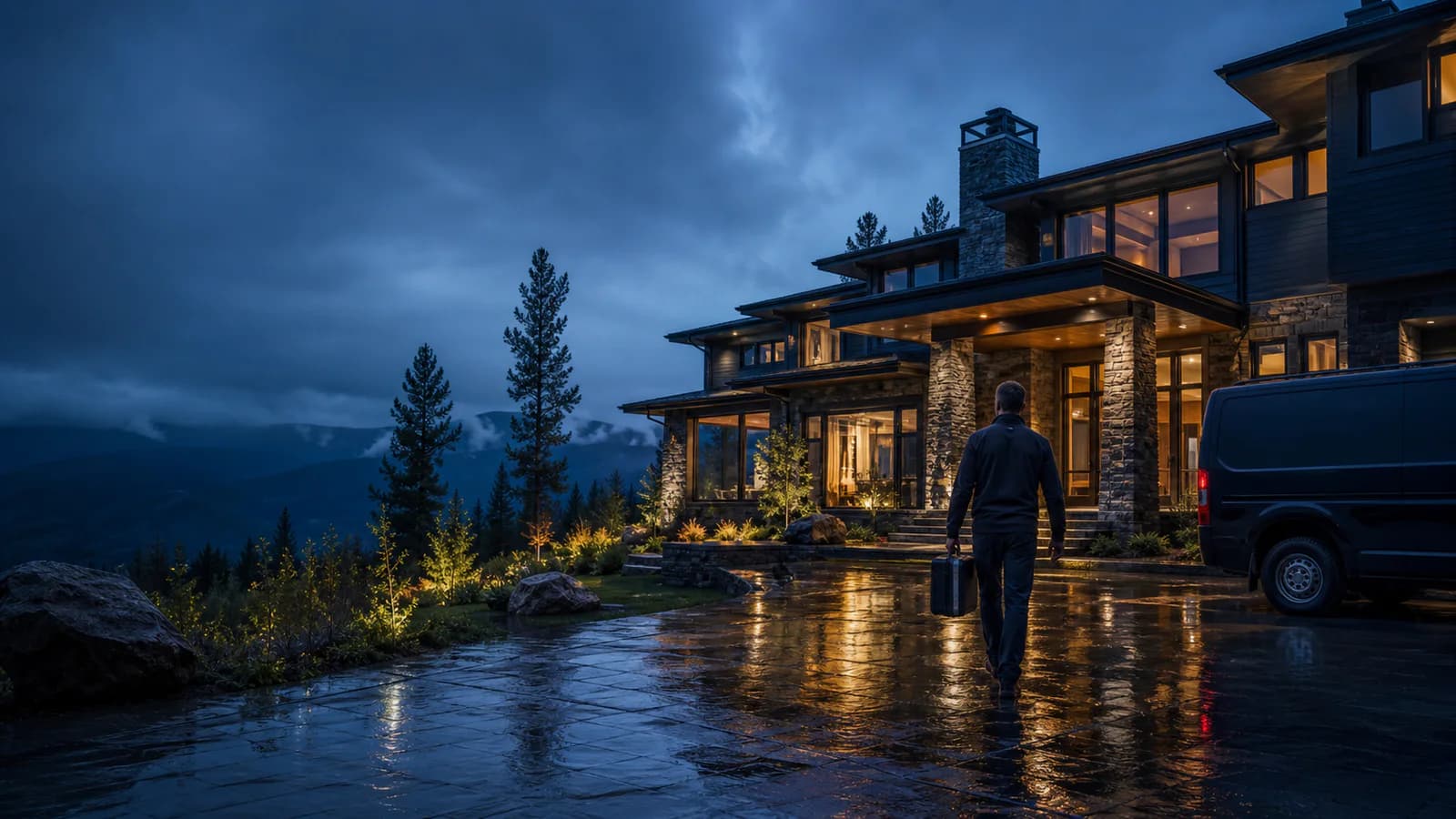 Preview of the fictional Northline premium home-services concept